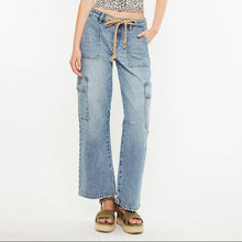 Load image into Gallery viewer, Drawstring Denim Cargo
