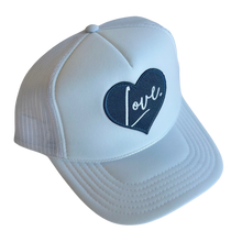 Load image into Gallery viewer, Love Patch Trucker Hat
