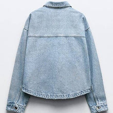 Load image into Gallery viewer, Lightweight Denim Jacket
