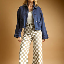 Load image into Gallery viewer, Cotton Jacket with Adjustable Cuffs ~ Navy

