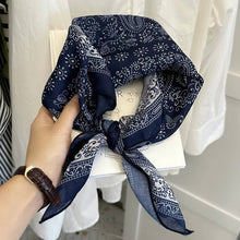 Load image into Gallery viewer, Retro Cashew Print Lightweight Silk Scarf
