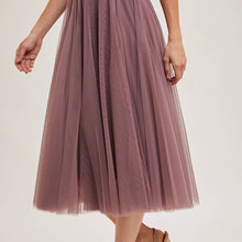Load image into Gallery viewer, Tulle Midi Skirt
