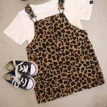 Load image into Gallery viewer, Little Leopard Corduroy Dress
