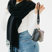 Load image into Gallery viewer, Wonderlust Woven Dual Pouch Wristlet
