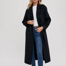 Load image into Gallery viewer, Handmade Double Breasted Longline Coat
