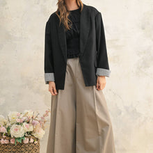 Load image into Gallery viewer, Blazer with Contrast Cuff
