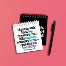 Load image into Gallery viewer, Spiral Pad - May Your Walls Know Joy (Radmacher)
