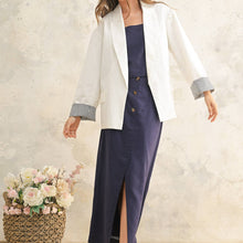 Load image into Gallery viewer, Blazer with Contrast Cuff
