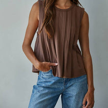Load image into Gallery viewer, Round Neck Sleeveless Top
