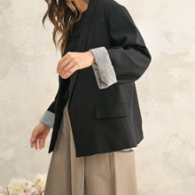 Load image into Gallery viewer, Blazer with Contrast Cuff
