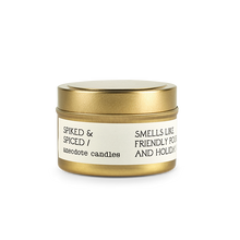 Load image into Gallery viewer, Spiked &amp; Spiced (Red Wine &amp; Cinnamon) Travel Tin Candle
