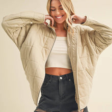 Load image into Gallery viewer, Oversized Quilted Jacket- SALE
