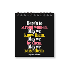 Load image into Gallery viewer, Spiral Notepad ~ Strong Women (Amy Rees Anderson)
