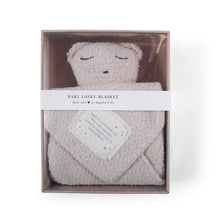 Load image into Gallery viewer, "Angels are watching" Bear Baby Lovey Blanket
