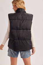 Load image into Gallery viewer, Oversized Shawl Collar Puffer Vest
