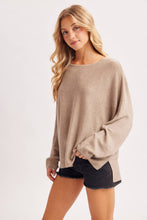 Load image into Gallery viewer, Oversized Batwing Knit Sweater
