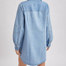 Load image into Gallery viewer, Denim Button Down Shirt Dress (also a shacket!)
