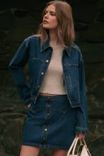 Load image into Gallery viewer, Western-Inspired Indigo Denim Jacket
