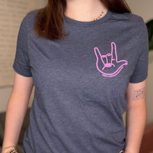 Load image into Gallery viewer, I Love You sign. Women's Crew
