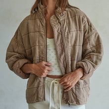 Load image into Gallery viewer, Quilted Mineral Washed Jacket
