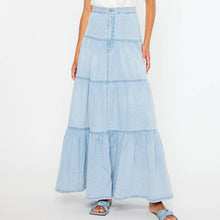 Load image into Gallery viewer, denim maxi skirt
