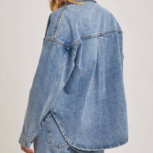 Load image into Gallery viewer, Dolphin Hem Denim Jackets
