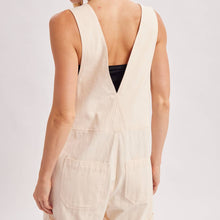 Load image into Gallery viewer, Zipper Front Shortalls

