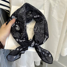 Load image into Gallery viewer, Retro Cashew Print Lightweight Silk Scarf
