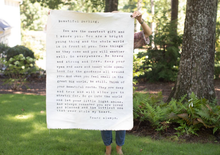 Load image into Gallery viewer, Letter for Sophie (Beautiful Darling) Hand Painted Wall Hanging
