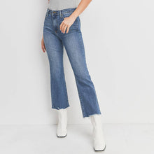 Load image into Gallery viewer, Vintage Crop Flare by Just Black Denim
