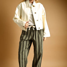Load image into Gallery viewer, Cotton Jacket with Adjustable Cuffs ~ Navy
