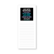 Load image into Gallery viewer, List Pad ~ Live With Intention (Mary Anne Radmacher)
