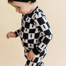 Load image into Gallery viewer, Bamboo Kids Clothing Two Piece Set | Checks &amp; Bolts
