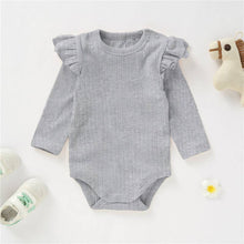 Load image into Gallery viewer, Ruffled Organic Cotton Baby Bodysuit
