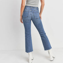 Load image into Gallery viewer, Vintage Crop Flare by Just Black Denim
