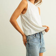 Load image into Gallery viewer, Sleeveless Slub Knit Top

