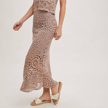 Load image into Gallery viewer, Crochet Midi Skirt
