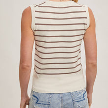 Load image into Gallery viewer, Striped Tank ~ Cocoa
