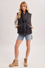 Load image into Gallery viewer, Oversized Shawl Collar Puffer Vest
