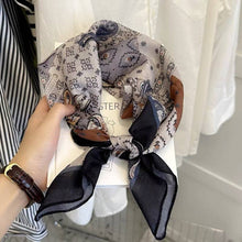 Load image into Gallery viewer, Retro Cashew Print Lightweight Silk Scarf
