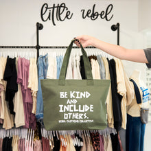 Load image into Gallery viewer, Be Kind &amp; Include Others. Jumbo Tote
