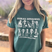 Load image into Gallery viewer, Embrace Differences. Garment-Dyed Tees
