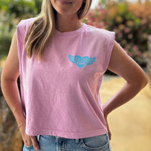 Load image into Gallery viewer, I love someone rare. Women's Garment-Dyed Sleeveless Top
