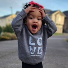 Load image into Gallery viewer, LOVE Toddler Crewneck Sweatshirts

