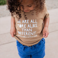 Load image into Gallery viewer, We Are All More Alike Than Different. Toddler crew
