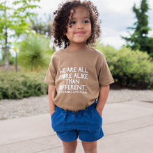 Load image into Gallery viewer, We Are All More Alike Than Different. Toddler crew
