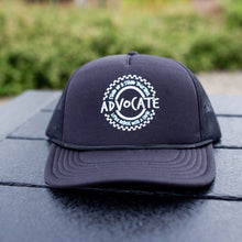 Load image into Gallery viewer, Advocate. Stand Up &amp; Stand Together Trucker Hats (youth + adult)
