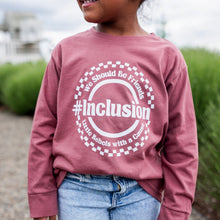 Load image into Gallery viewer, We Should be Friends.#inclusion Toddler Long Sleeve Crew
