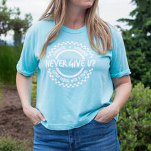 Load image into Gallery viewer, Advocate. Resilience. Never Give Up. Boxy Tee ~ SALE
