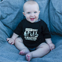 Load image into Gallery viewer, EVERYbody is BEAUTIFUL. baby tee
